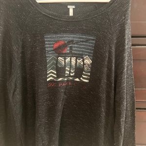 Park City Long Sleeve Off the Shoulder Size M